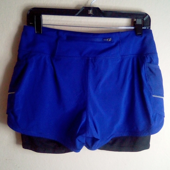 Athleta Ready Set Purple Active Shorts - Picture 7 of 15